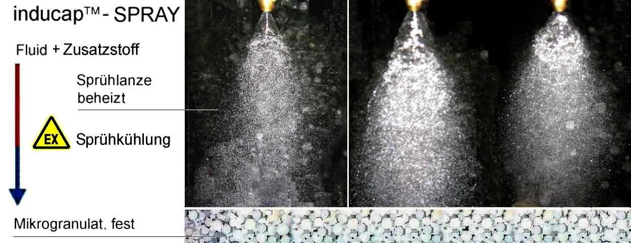 Spr&uuml;hbild mit inducap&reg;-Spr&uuml;hlanzen &copy;Inducap 2012